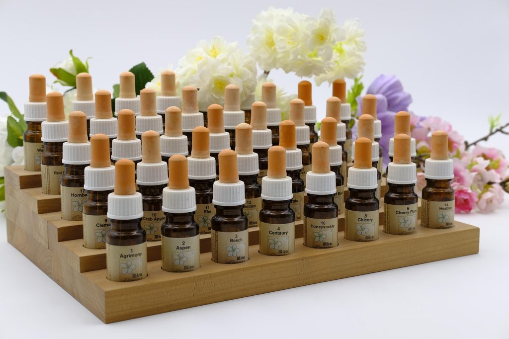 Essence de fleurs pour la naturopathie