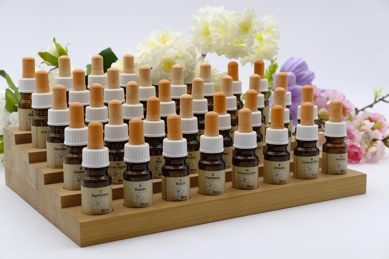 Essence de fleurs pour la naturopathie
